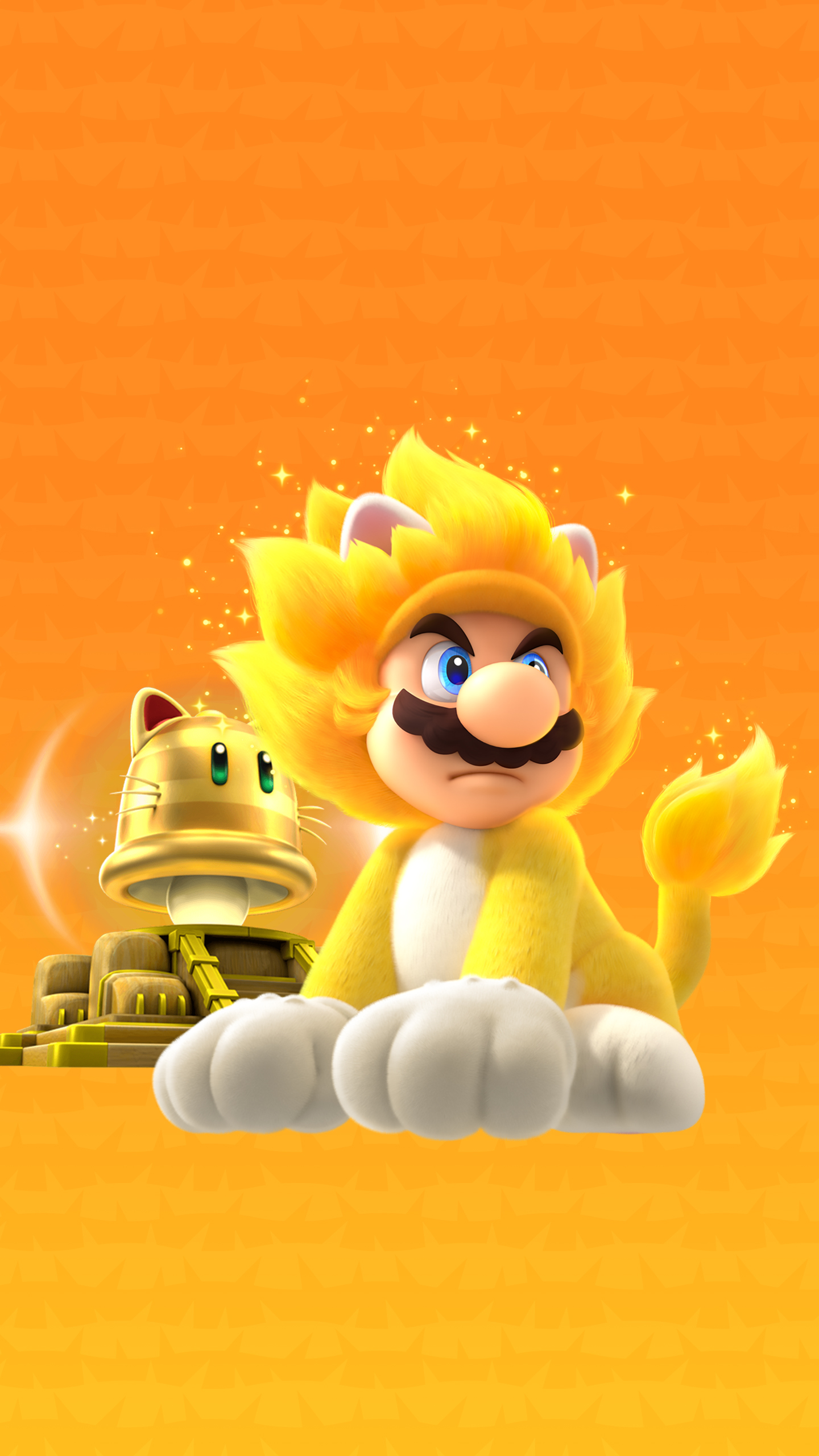 Bowser's Fury Giga Cat Mario Wallpaper - Cat with Monocle